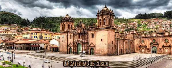 Magnificent cathedral of the city of Cusco Peru